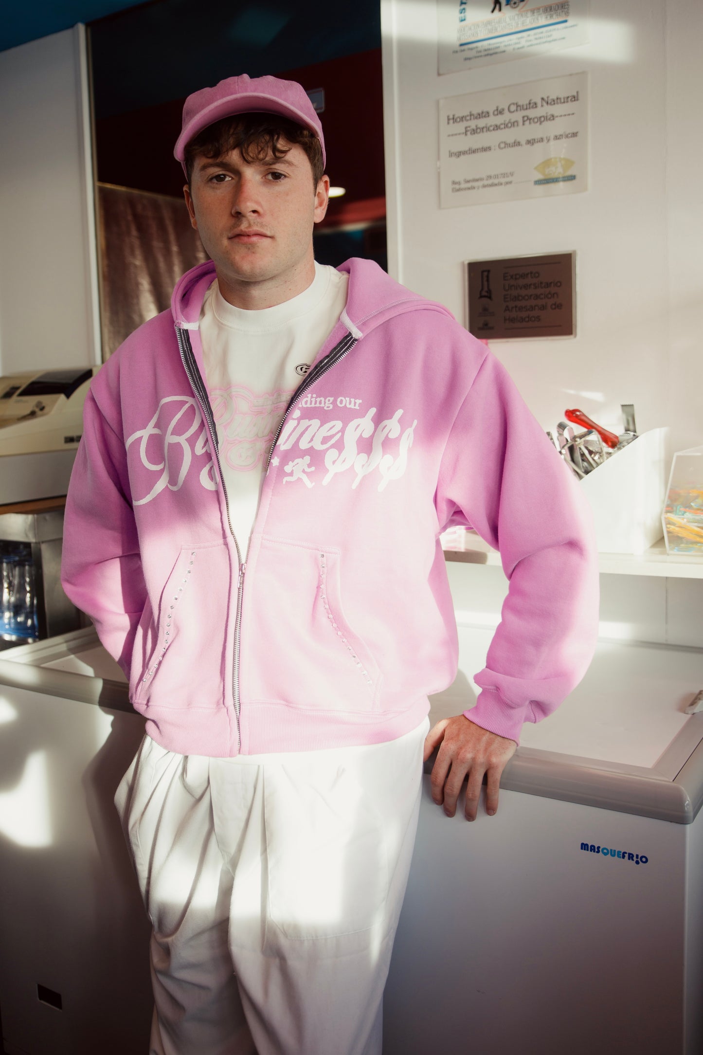 M.o.b Zip-Up Hoodie