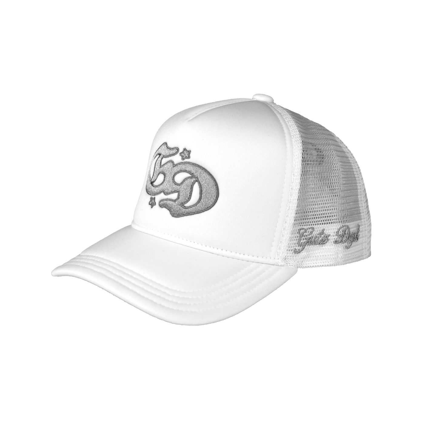 Monogram White Cap