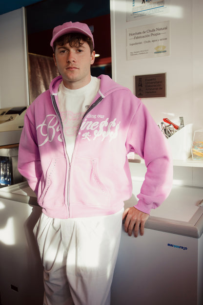 M.o.b Zip-Up Hoodie