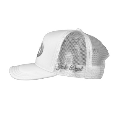 Monogram White Cap