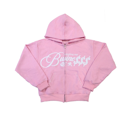 M.o.b Zip-Up Hoodie